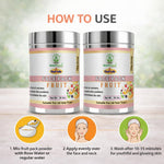 Bhudevam naturals Khadi Herbal Fruit Face Pack for Soft, Smooth & Radiant Skin- 100GM (Pack of 2)