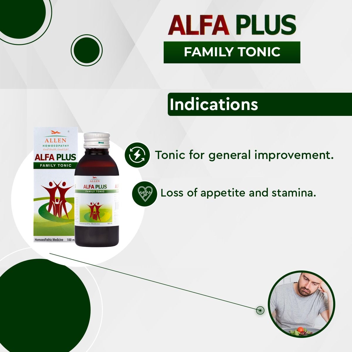 Allen Alfa Plus Family Tonic - 200ml - Pack of 2