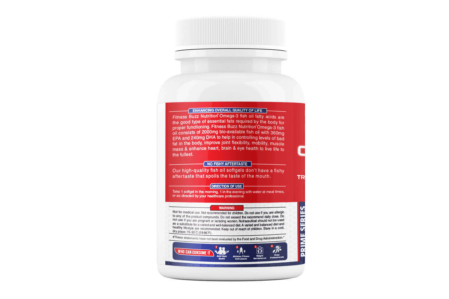 FB Nutrition Omega 3 Softgel Capsules - 60 Softgel Capsules