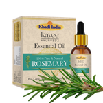Kayee Ayurveda Rosemary Essential Oil for Hair Care, Aromatherapy, Diffuser & Massage | Refreshing Rosemary Aroma Oil for Scalp & Hair Care, Meditation, Yoga, Spa & Home Fragrance | Multi-Purpose Essential Oil | 15 ml