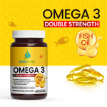 Vedapure Omega 3 Fish Oil Capsules Fatty Acid for Men & Women 1000 mg
