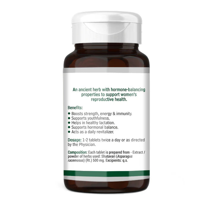 Goodcare Shatavari 500mg Tablets - 60 Tablets For Women’s Strength, Energy, Immunity and Reproductive Health