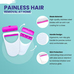 Gynocup Glossy Underarm Razor For Women (Set-5)