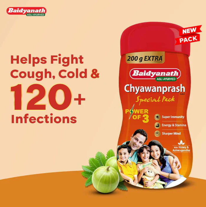Baidyanath Chyawanprash & Madhu Combo - 500Gm Each