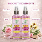 Bhudevam Naturals Khadi Pure Rose Water Mist Toner for Instant Glow, Refresh & Oil Control- 420ML (Pack of 2)