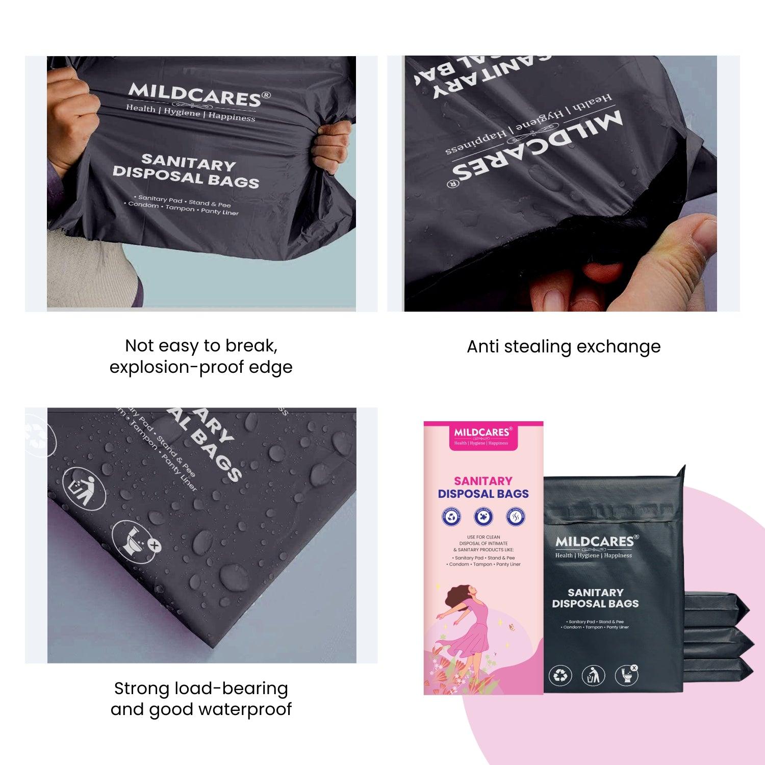 MildCares Sanitary Disposable Bags for Sanitary Pad Disposal