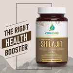 Vedapure Naturals Raw Shilajit Capsules for Strength & General Health-60 Capsules