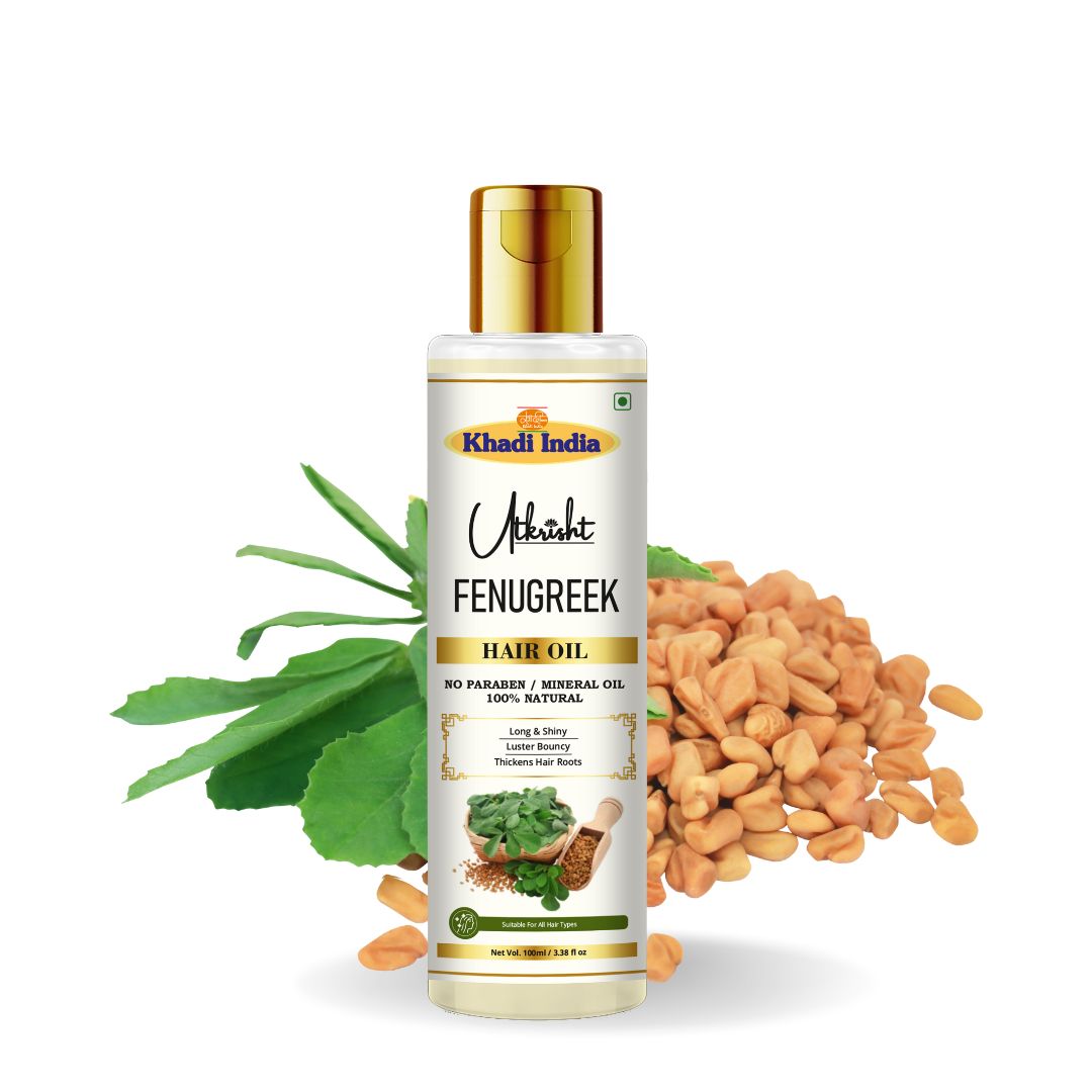 Utkrisht Khadi Fenugreek (Methi) Hair Oil (100ml)