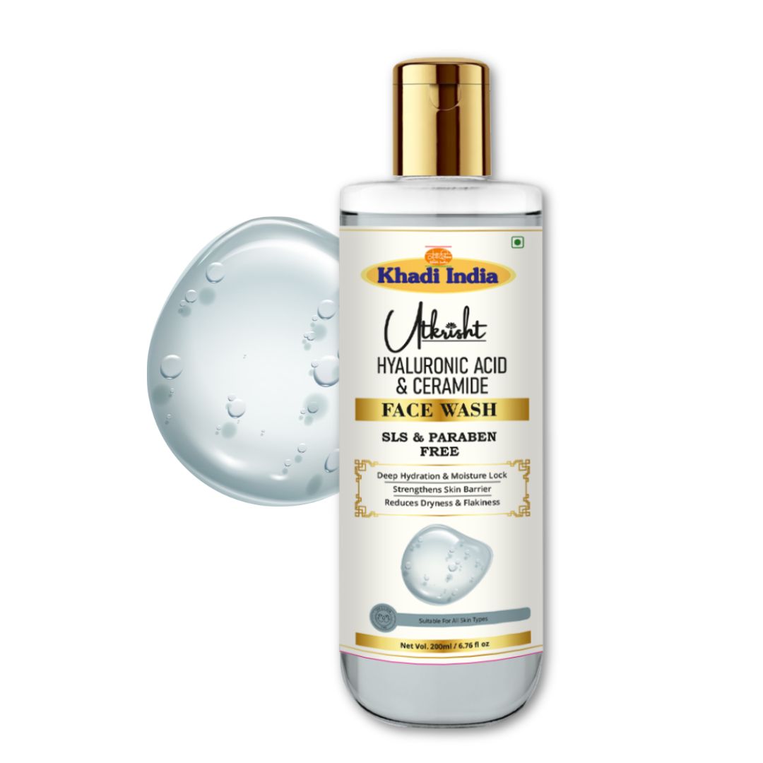 Utkrisht Khadi Hyaluronic Acid Face Wash (200ml)