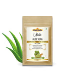 Khadi Aloe Vera Powder for Face, Skin & Hair | 100% Natural Aloe Vera Leaf Powder | Hydrating & Soothing Herbal Powder | Helps Moisturize Skin & Nourish Scalp | Face Pack & Hair Mask | For All Skin & Hair Types | 100 gm