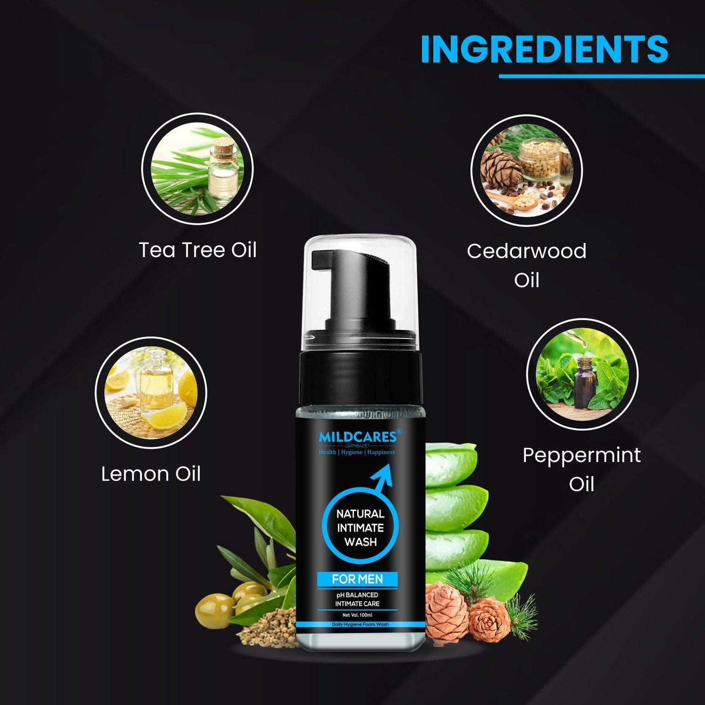 Mildcares Intimate Men's Wash