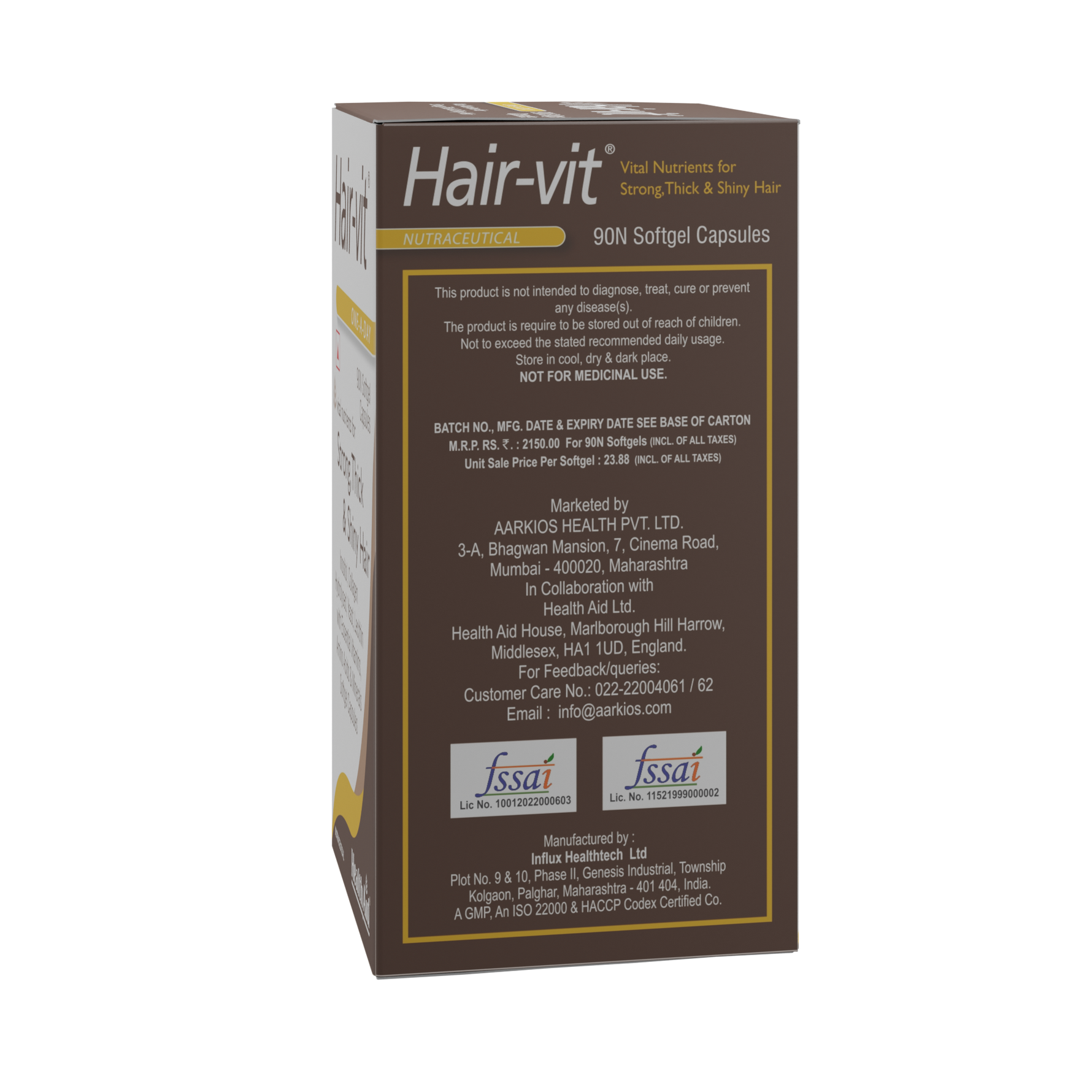 Healthaid Hair-Vit Capsule - 30 Capsules