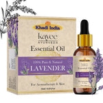 Kayee Ayurveda Lavender Essential Oil for Aromatherapy, Diffuser & Massage | Pure Lavender Aroma Oil for Relaxation, Meditation, Spa & Home Fragrance | Floral Essential Oil for Skincare, Hair Care & Personal Wellness | 15 ml