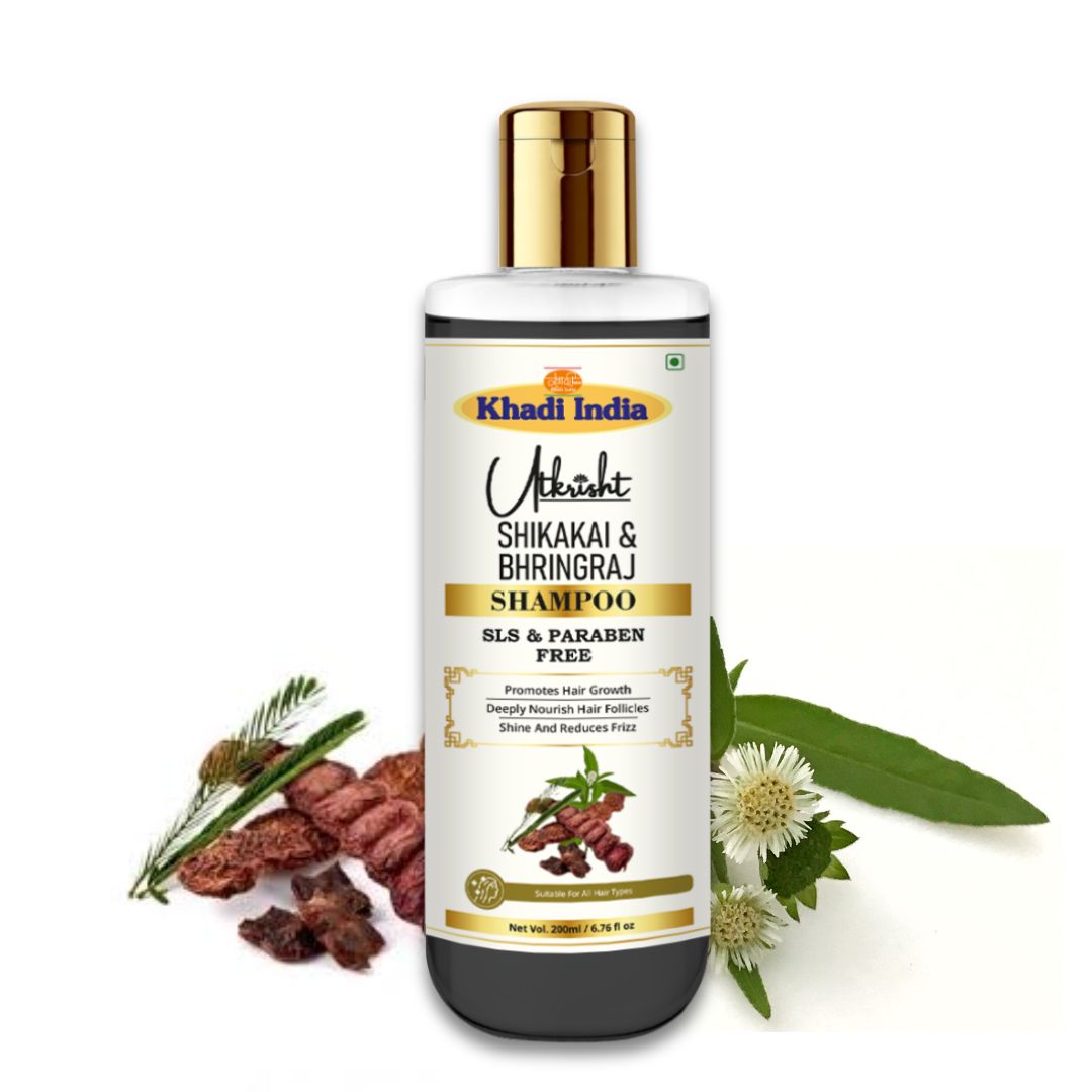 Utkrisht Khadi Shikakai & Bhringraj Shampoo (200ml)