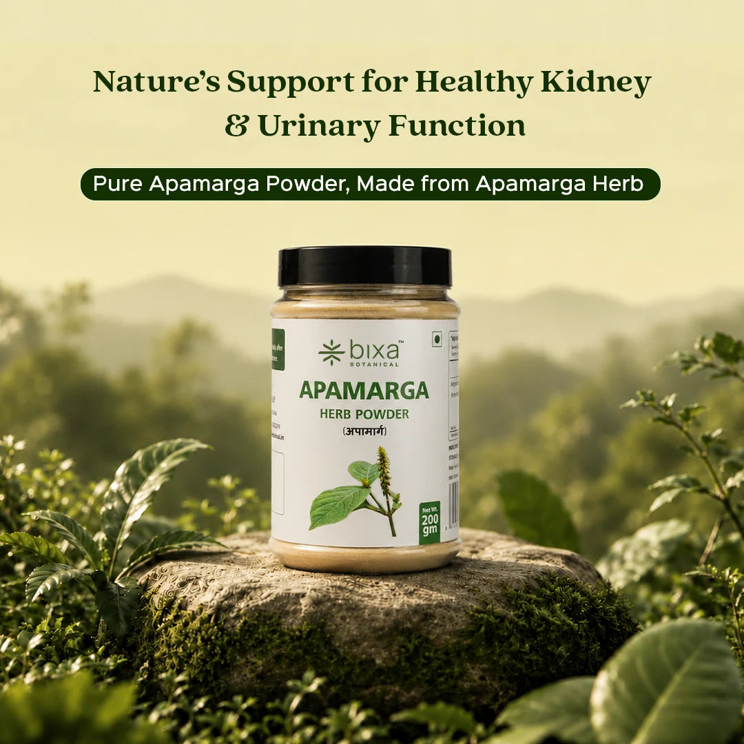 Bixa Botanical Apamarga Herb Powder (Achyranthes Aspera) | Pure Chaff Flower Powder for Weight Management, Kidney & Urinary Care (200g)