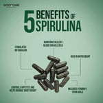 Goodcare Spirulina Plus Capsules | Ayurvedic Superfood for Energy & Immunity - 60 Capsules