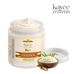 Kayee Ayurveda Rice Face Pack for Soft & Radiant-Looking Skin | Rice-Enriched Herbal Facial Mask for Men & Women | Helps Remove Dirt, Excess Oil & Surface Buildup for a Fresh, Smooth, Soft & Healthy-Looking Complexion