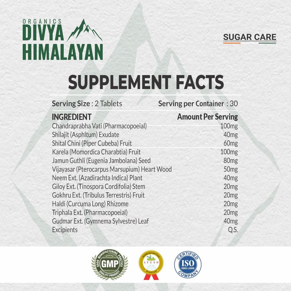 Divya Himalayan Madhu Amrit Sugar Care Capsule - 60 Capsules