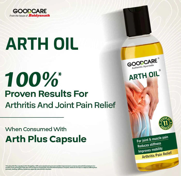 Goodcare Pain Relief Arth Oil & Arth Plus Capsule Combo
