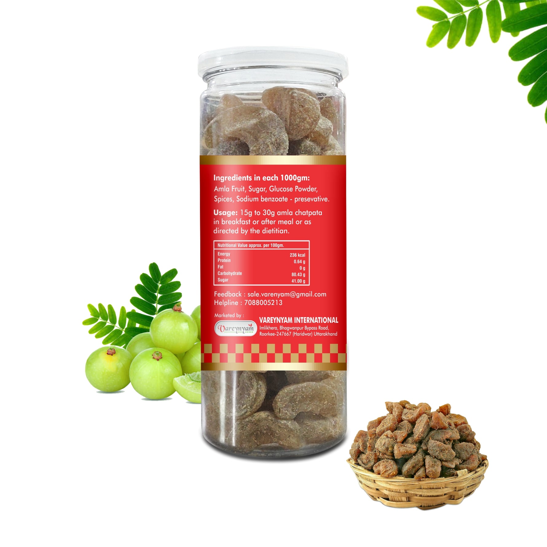 Amla Chatpata 200gm (Pack of 2) Digestive Candy for Healthy Stomach & Refreshing Taste.