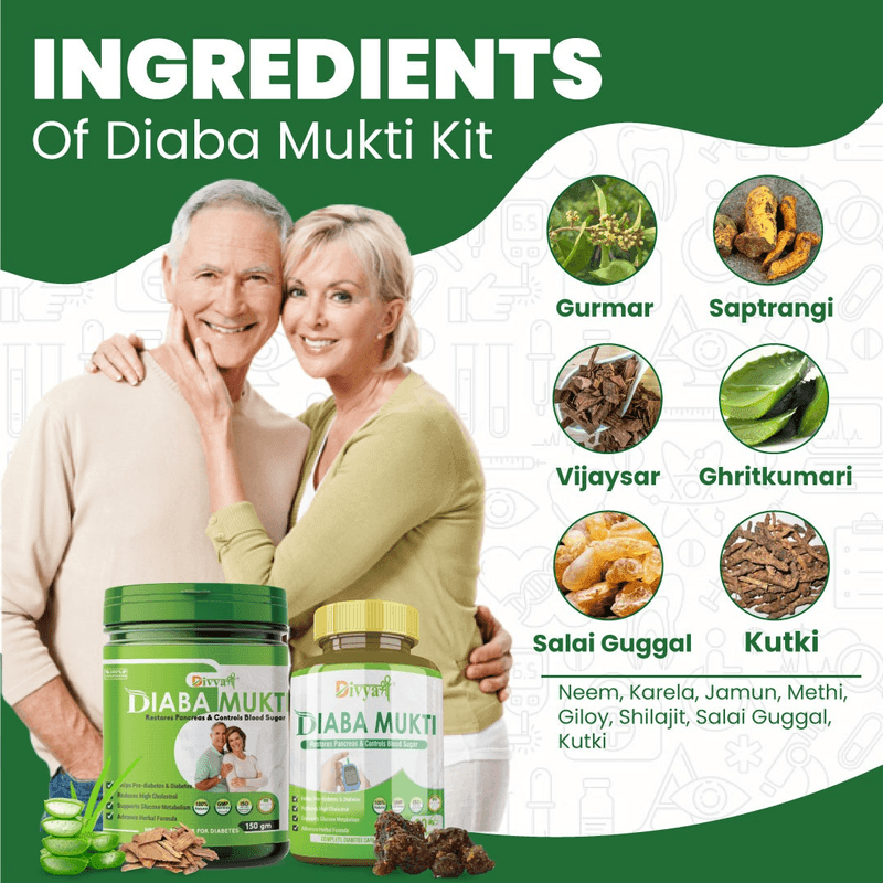 Divya Shree Diaba Mukti Capsule and Powder Kit