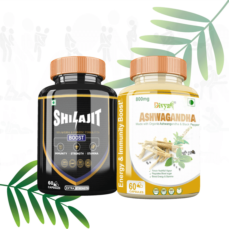Divya Shree Ashwagandha & Shilajit Capsule Sexual Health Combo