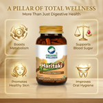 Organic Wellness Haritaki Capsules -  90 Capsules Bottle