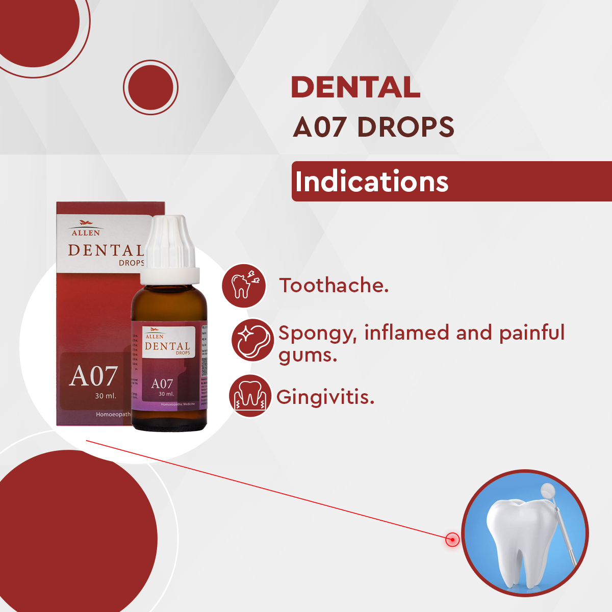 Allen A07 Dental Drop - Pack of 2