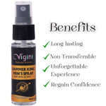 Vigini Hammer King Men Spray Sexual Delay Spray - 30ml