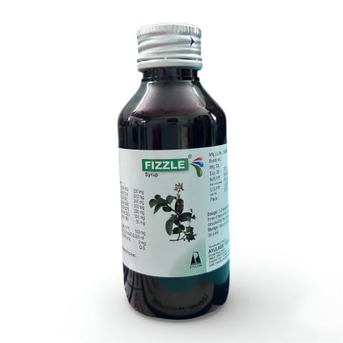 Ayulabs Fizzle Syrup | Soothing Throat Comfort & Respiratory Support | Pack of 200 ml (2x100 ml Bottles)