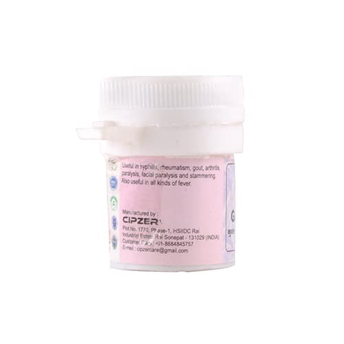 Cipzer Kushta-E-Gaodanti Powder - 10gm | Unani Remedy for Fever, Weakness, Headache, and General Wellness
