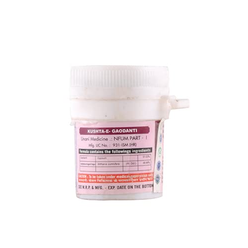 Cipzer Kushta-E-Gaodanti Powder - 10gm | Unani Remedy for Fever, Weakness, Headache, and General Wellness