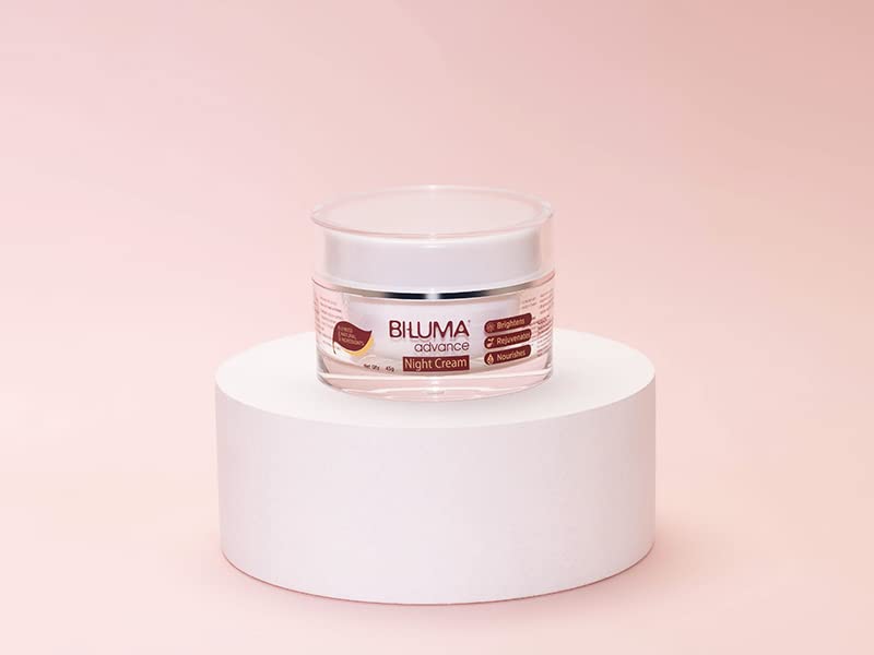 Biluma Advance Anti-Ageing Night Cream | With Natural Ingredients | Brightens, Rejuvenates & Nourishes the Skin | Derma Care | For All Skin Types