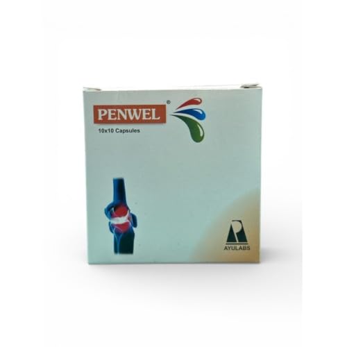 Ayulabs Penwel Capsule | Fast-Acting Joint Comfort & Anti-Inflammatory Care | Pack of 100 Capsules