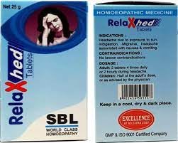 SBL Relaxhed Tablet - 25gm (Pack of 2)