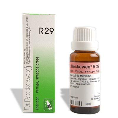 Dr. Reckeweg R29 Vertigo Syncope Drop