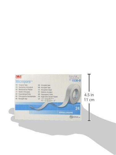 3M 1530-0 Micropore Hypoallergenic Surgical Tape 1.25cm
