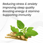 Raskam Ashwagandha Capsules - 60 Veg Capsules Boost Energy, Strength, Stamina | Helps Anxiety & Stress Relief For Men & Women