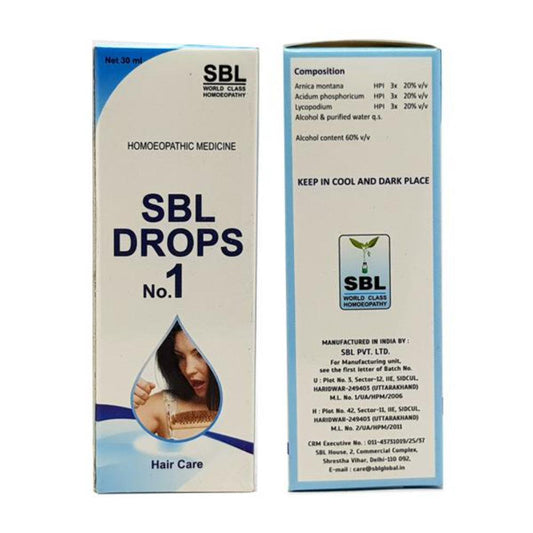 SBL Drops No. 1 (For Hair Care) - 30ml - Pack of 3