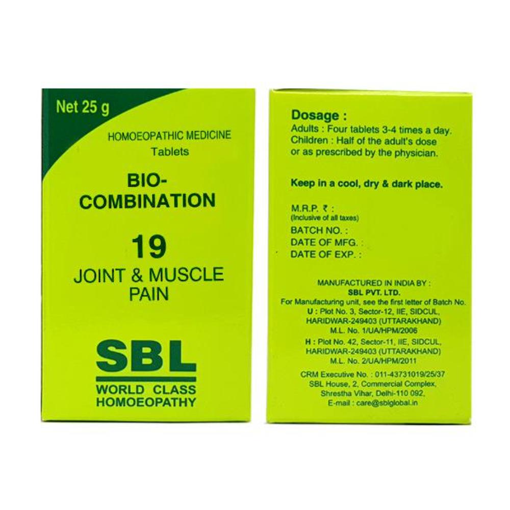 SBL Bio-Combination 19 Tablet - 25gm - Pack of 2