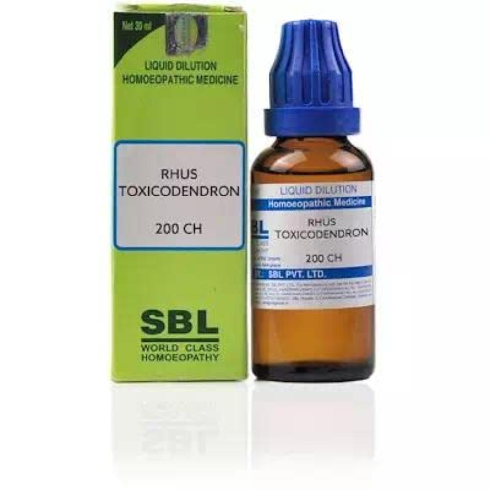SBL Rhus Toxicodendron Dilution 200 CH - 30ml - Pack of 2