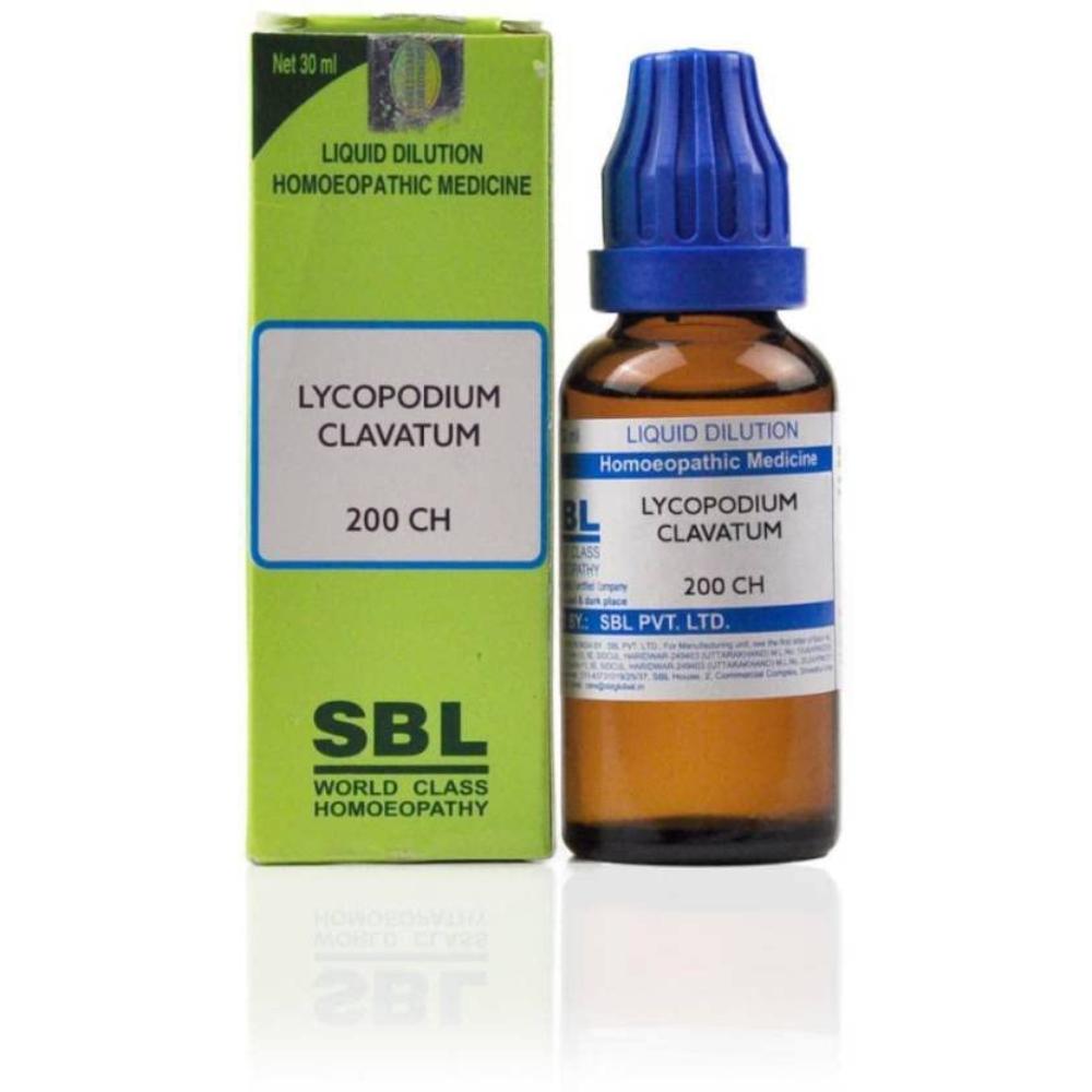 SBL Lycopodium Clavatum Dilution 200 CH - 30ml - Pack of 3
