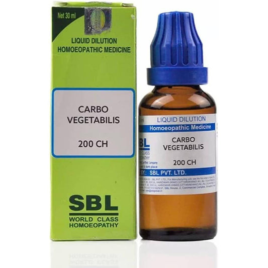 SBL Carbo Vegetabilis Dilution 200 CH - 30ml - Pack of 2