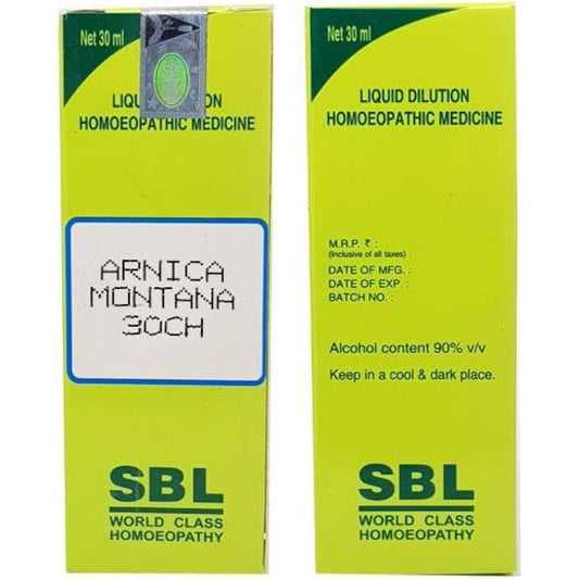 SBL Arnica Montana Dilution 30 CH - 30ml - Pack of 2