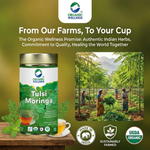 Organic Wellness Tulsi Moringa 100 grams Tin Pack