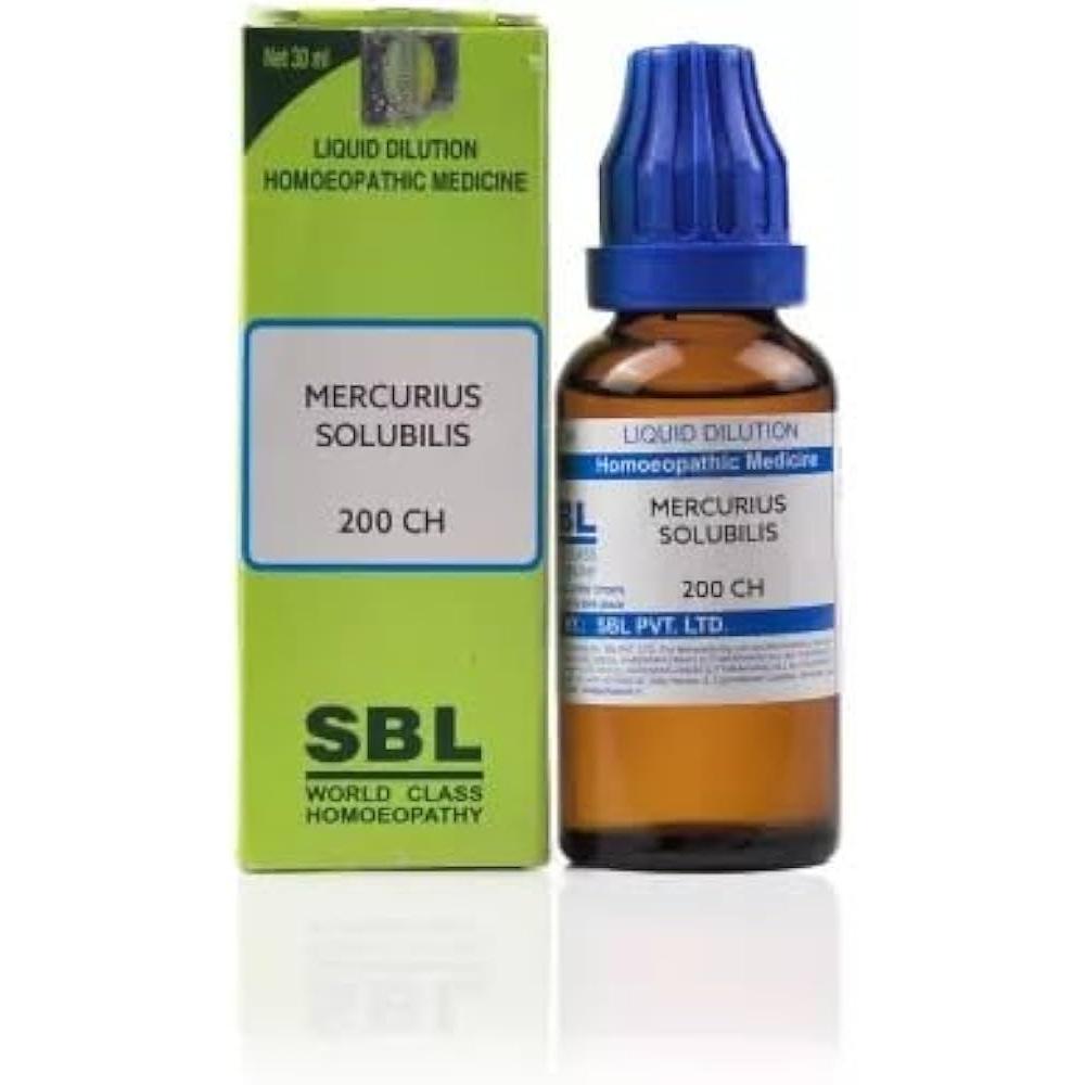 SBL Mercurius Solubilis Dilution 200 CH - 30ml - Pack of 2