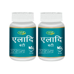 Pack of 2 Eladi Vati 30tab Support for Dry Cough & Throat Wellness.