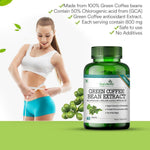 Simply Herbal Green Coffee Bean Extract 800mg Capsule - 60 Capsules