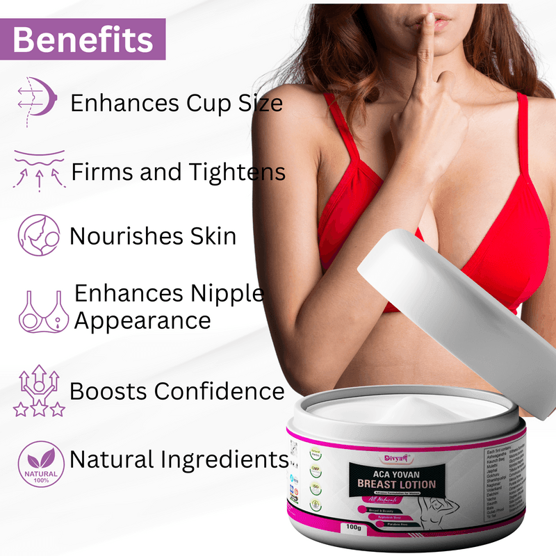 Divya Shree ACA Yovan Breast Enhancement Cream For Tight Breast & Nipple Boom Gain Skin Lotion