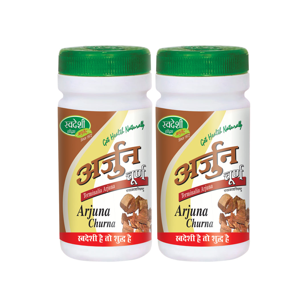 Pack of 2 Arjun Churna 100gm for for Heart Health & Circulation Support.